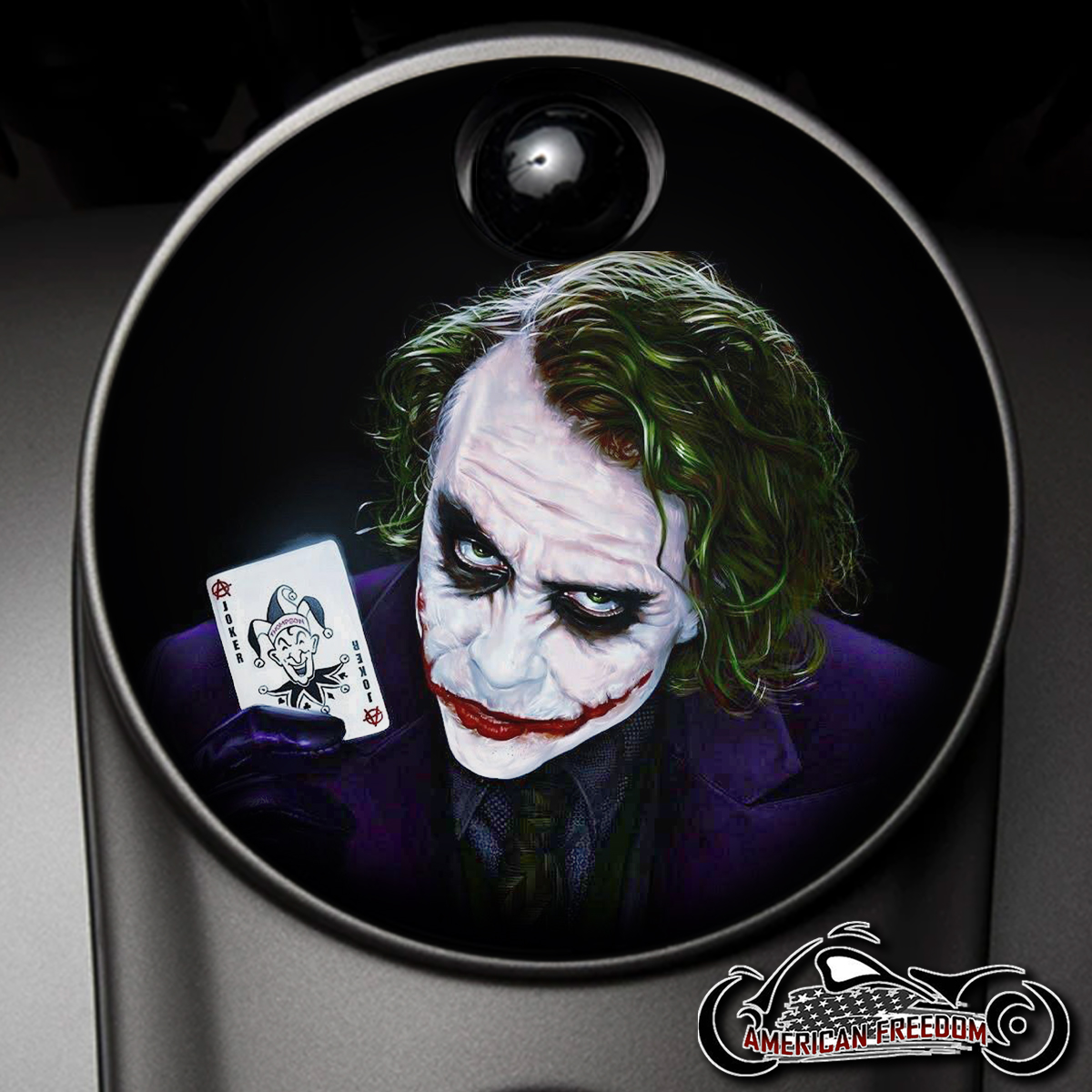 Custom Fuel Door - Joker and Card